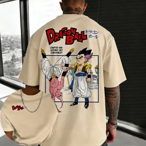Bandai | Dragon Ball Anime Co Branded Cotton T-shirt 2026 Mens and Womens Summer New Street Versatile Loose Casual Short Sleeve Top