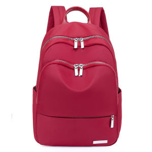 14-Inch Computer Bag Female Backpack 2024 New Fashion Simple Large Capacity Schoolbag Oxford Cloth Business Travel Backpack