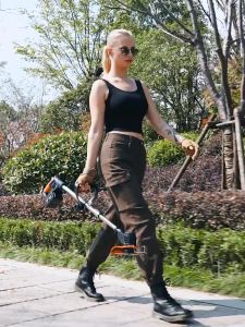 K-ONE Kualitas Tinggi 688V/388V/88V Mesin Potong Rumput Pemotong Rumput Listrik Pemangkas Rumput dengan Baterai Li-ion yang Dapat Diisi Ulang