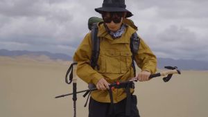 Naturehike FAR WIND Series Carbon Fiber Trekking Pole Telescopic Cork Handle Stick Trek Walking Light Weight Walk Rod Pole Men Woman Folding Equipment