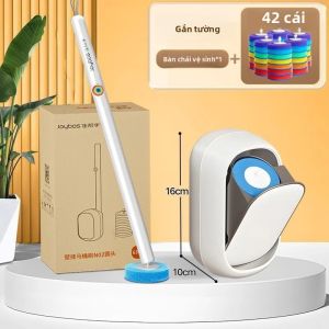 Joybos | Bàn Chải Vệ Sinh Nhà Vệ Sinh Joybos Dùng Một Lần Gắn Tường Cán Dài Chất Liệu Nhựa Thân Thiện Với Môi Trường Dụng Cụ Vệ Sinh Phòng Tắm Cho Nhà Ở Nhà Vệ Sinh.