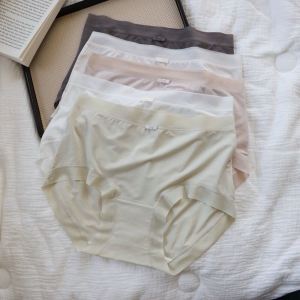 New Womens Triangle Panties 5-Pack Boxed Butt-Lifting Elastic Modal Cotton Breathable Short Underwear Briefs Mid-High Waist