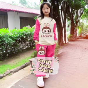 SETELAN BAJU ANAK PEREMPUAN MODEL KULOT SET LACUCU TERBARU 1 - 6 Tahun