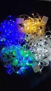 Lampu Hias LED 100L dekorasi lampu Lighting kelap-kelip Dekorasi Event Wedding Mewah Pelaminan lampu wedding Dekorasi Natal Dekorasi Ulang Tahun Dekorasi Cafe Kabel lebih tebal dan kualitas bagus