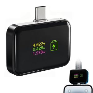 KEBIDUMEI NEW 140W Smart Auto Cut-Off Charger Adapter Type-C with LED Voltmeter Fast Charging Safety Protector with Digital Display for All Type-C Phones Tablets Laptops