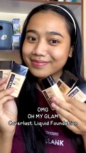 OMG Oh My Glam Coverlast Liquid Foundation High Coverage 6 Shades SPF20 PA++++
