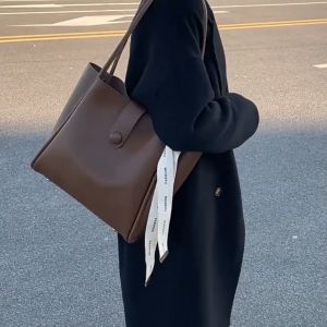 Tas Wanita Bahu Resmi Tas Selempang Wanita dengan Rantai Syal Vintage Tas Fashion Sling Bag Tote Bag Tas Selempang