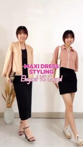 [MyYoora] Soyeux / Soyex Dress Long Camisole Pakaian Wanita DS964