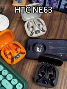 HTC | HTC NE63 Bluetooth V6.0 Earphones Ear-Hook In-Ear Design Wireless Headphones Long-Life AI Translator Earbuds with Mic