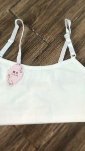 Áo lót lá học sinh nữ cấp 2 cấp 3 vải cotton không đệm thoáng mát dày dặn kín đáo thích hợp mặc cùng đồng phục trắng