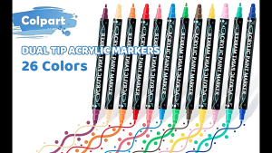 ปากกาอะคริลิค Acrylic Marker ปากกามาร์กเกอร์อะคริลิค แห้งเร็ว กันน้ำ สามารถใช้ในแก้วผ้าใบผ้าไม้ ฯลฯ