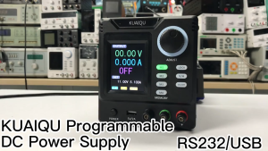 KUAIQU Adjustable DC Power Supply 30V 10A Lab Programmable Memory Function Bench Power Source 60V 5A Voltage Regulator Adjustable Regulated Power Supply with Output Switch Lock Button Color Display