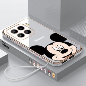 Xiaomi 15 pro Silicone Phone Case Cartoon Mickey Full Cover Anti-Fall Fashion Luxury Protective Shell for Men And Women