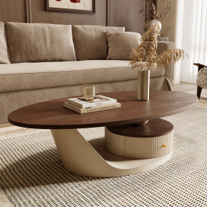 Retro Chinese Style Tea Table Solid Wood Living Room Small Size Designer High End Feelings Coffee Table with Storage Space