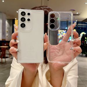 Crystal Clear Case for Samsung S26 Ultra S25 S24 S23 A57 A37 5G A56 A55 A17 A15 A07 A06 A05S Soft TPU Shockproof Protective