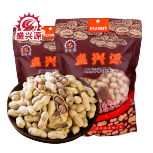 Shengxingyuan Dried Orange Peel Peanuts 500g Bagged Snacks Fried Goods with Shell Separate Sale Guangdong Small Pearl Peanuts