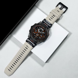 Fenix8 Fenix7X Fenix5X Fenix6X Epix pro Forerunner955 965 970 Tactix8 Compatible Fluorine Rubber Watchband Fitness Tracker Bracelet