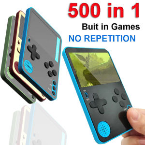 K10 Handheld Game Console FC500 Classic Games LCD Portable Retro Video Mini Game Console Rechargeable Great Gift for Kids