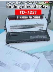 Valuescan TD-1231 A4 Double Loop Wire Binding Machine Punch- 12 sheets Bind 130 sheets