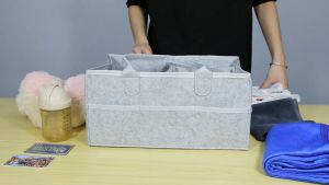 IsALifestyle Portable Nursing Bag Baby Caddy Organizer Large Storage Detachable Divider Diaper Nappy Inner Mummy Mother Bag Multifunctional Handbag 33x23x18cm