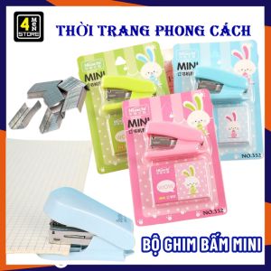 Bộ Kim Bấm  Máy Dập Ghim Bằng Tay  Đồ Bấm Kim Mini Số 10 Cho Học Sinh  Văn Phòng Thiết Kế Nhỏ Gọn Bỏ Túi Tiện Lợi Nhiều Hình Dễ Thương