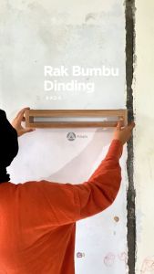 Adapta - Rak Bumbu Dapur Tempel Dinding - Rak Dapur Minimalis - Rak Bumbu Dapur Rada
