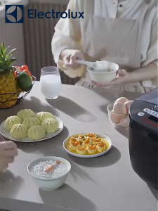 Electrolux หม้อหุงข้าว หม้อหุงข้าวไฟฟ้า หม้อหุงข้าวอย่างดี 5L 900W rice cooker รับประกัน 3 ปี ตั้งเวลาได้ วัสดุสแตนเลส ระบบทำความร้อน 3 มิติ