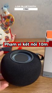 Loa Bluetooth Thông Minh P PRO 1 - Kết Nối Không Dây Với Nhiều Thiết BỊ Âm Thanh Hay Bass Mạnh Có Đèn Led Theo Nhạc - Bảo Hành Lỗi 1 Đổi 1