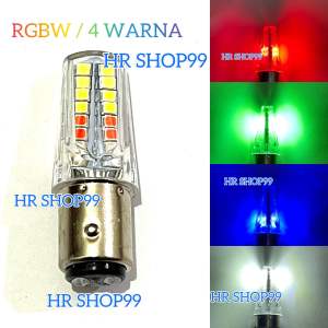 Lampu Stop Rem Pyramid 4 Warna Bolvan Universal Running + Kedip DC 12 Volt Universal