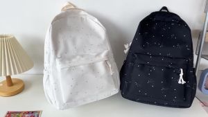 Mismi Celestia Bag Tas Ransel Wanita Korean Style Lavender Flower School Backpack Perempuan Stylish - 36C