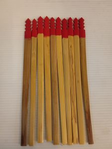 ไม้เซียมซี(งานไม้ไผ่)ขนาดสูง18ซม.กว้าง0.5ซม.ราคาชิ้นละ5บาท เฉพาะไม้เซียมซี