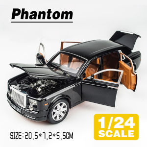 LEO 1:24 Rolls Royce Phantom Diecast Model Car Alloy Cars Toys Collection Gift For Kids Boy Girl