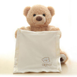 Fancy【Ready Stock】Electric Puzzle Toy Peek-A-Boo Teddy Bear Animated Stuffed Animal Plush/Elephant