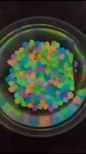 ZEO 3-13mm Luminous Sand Stone Glow In Dark Home Pebbles Stone Path Outdoor Yard Fish Tank Decorations