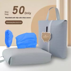 MONLEYTA | Disposable Thickened Non-woven Fabric Shoe Covers Indoor Wearable Anti-slip Waterproof Home New Style Server Room Extra Thick Foot Covers