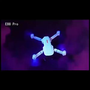 AMGO Drone E88 Pro RC Quadcopter Foldable Portable WiFi FPV Drones with 4K HD Single Camera Altitude Hold Mode Follow Drone Toy Gift