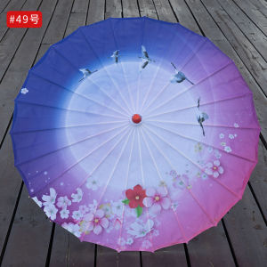 Human Fireworks Dance Umbrella Performance Umbrella Catwalk Chinese Style Cheongsam Umbrella Decoration Retro Style Umbrella Classical Dance Umbrella Props Umbrella