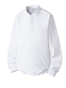 เสื้อยืดคอโปโลแขนยาวสีดำสไตล์อเมริกันสำหรับผู้ชาย ฤดูใบไม้ร่วง สำหรับใส่ไปทำงาน ใส่ไปเที่ยว ใส่ลำลอง ปกโปโล แขนยาว ใส่ด้านในเสื้อ