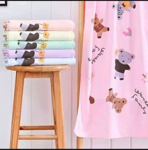 Handuk Mandi Bayi Bahan Premium Ukuran 50X100