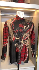 Baju Batik Sarimbit Keluarga Couple Ayah Dan Anak Sragam Kondangan Motif Sangkuriang