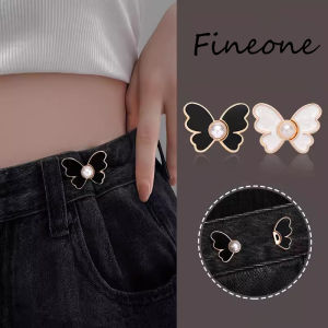 เข็มกลัดหมุดปุ่มปรับได้สิ่งประดิษฐ์ที่ปิดเอวรูปผีเสื้อเข็มขัดเอว