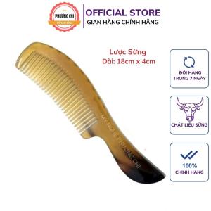 Lược sừng chuôi vát trắng nưa đen lược chải tóc gỡ rối massage đầu - Mỹ Nghệ Phương Chi