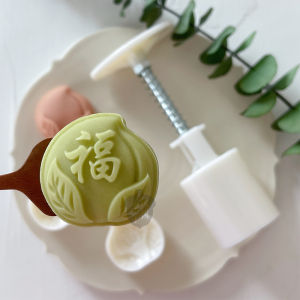 Oak Fruit 20g30g Mid-Autumn Festival Peaches Mooncake Mold Blessing Peach Small Size Chinese Style Green Bean Cake Pastry Mold