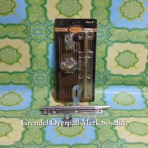 Grendel Overpal Merk Soselid Ukuran 8 8In 8Inch Cantelan Gembok Slot Pintu Jendela dll