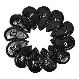 B·C·GOLF | Crocodile Leather Waterproof Golf Iron Head Cover