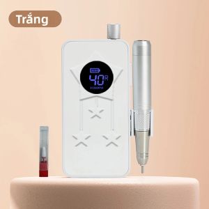 Máy Khoan Móng Không Dây Sạc Lại Được 40000 Vòng/phút Chuyên Nghiệp Dùng Cho Làm Móng Tay Và Chân Tiếng Ồn Thấp Dùng Làm Máy Mài Móng Nghệ Thuật.