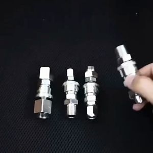 Nozel Steam Sambungan Keran Kompresor Angin Menggunakan Quick Coupler Type SF20 Drat 1/4in atau 12.5mm