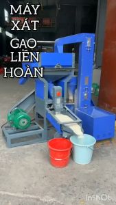 Máy xay xát gạo liên hoàn tự hút tại Yên Bái