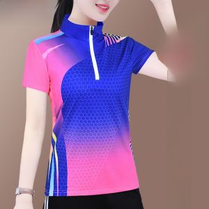 TUCANO Badminton Sports Ice Silk Quick Dry Short Sleeve Womens T-Shirt Fashionable Summer New Style Korean Version Slim Fit