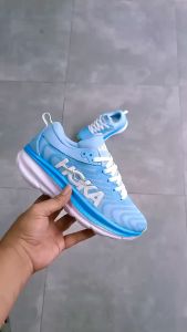 PROMO !! HOKA ONE ONE BLUE WHITE